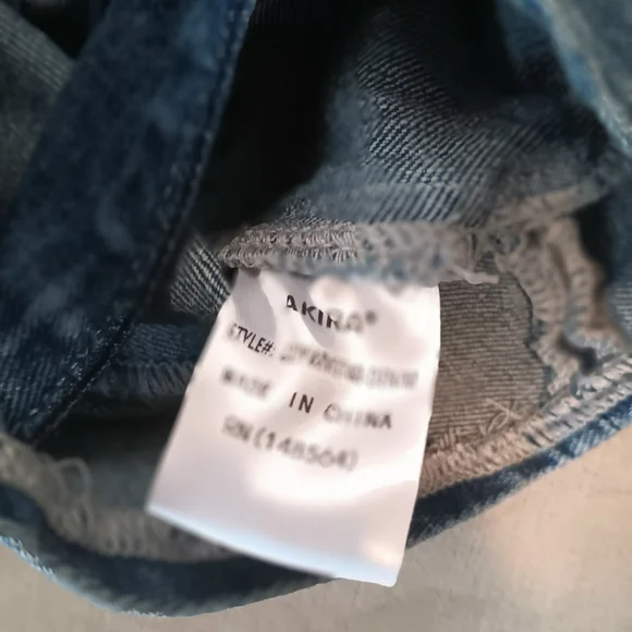 AKIRA Blue Crop Halter Tank Top - Picture 4 of 6